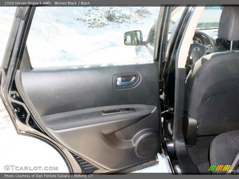 Wicked Black / Black 2009 Nissan Rogue S AWD