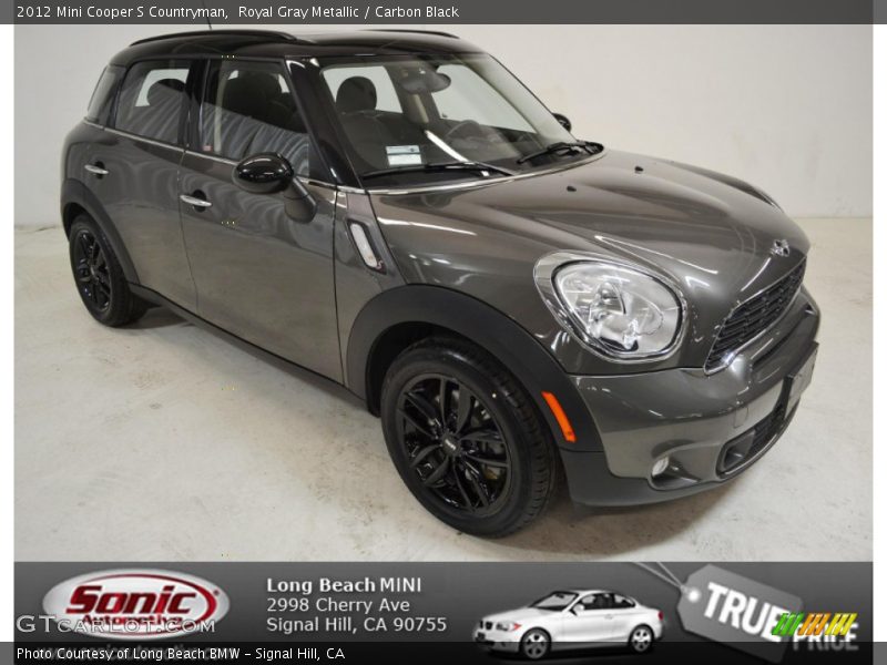Royal Gray Metallic / Carbon Black 2012 Mini Cooper S Countryman