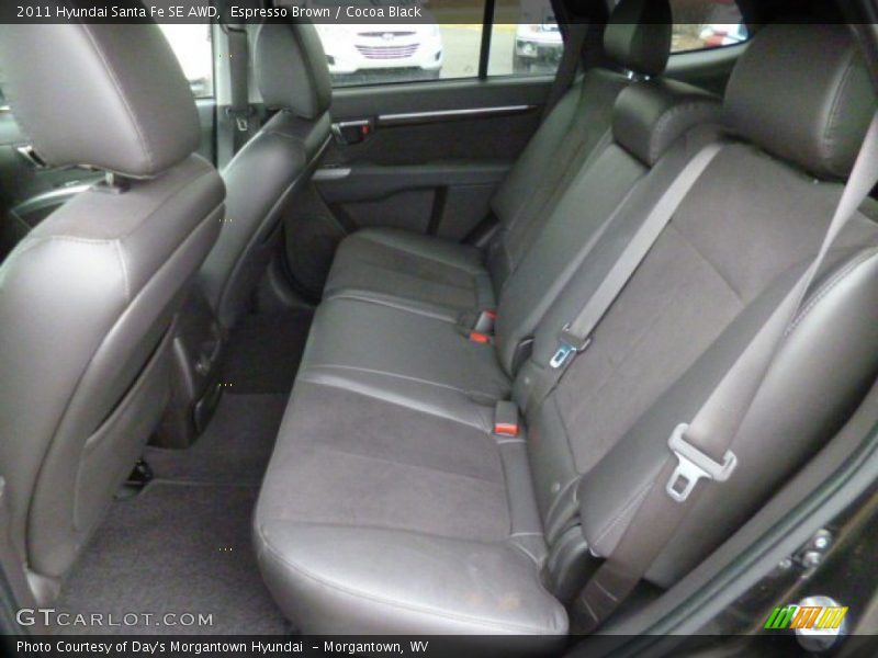 Espresso Brown / Cocoa Black 2011 Hyundai Santa Fe SE AWD