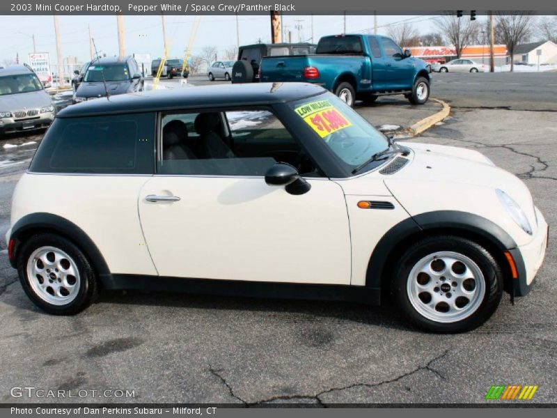 Pepper White / Space Grey/Panther Black 2003 Mini Cooper Hardtop