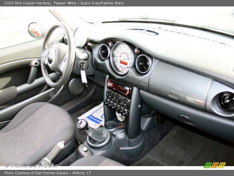 Pepper White / Space Grey/Panther Black 2003 Mini Cooper Hardtop