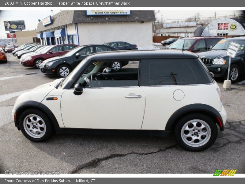 Pepper White / Space Grey/Panther Black 2003 Mini Cooper Hardtop