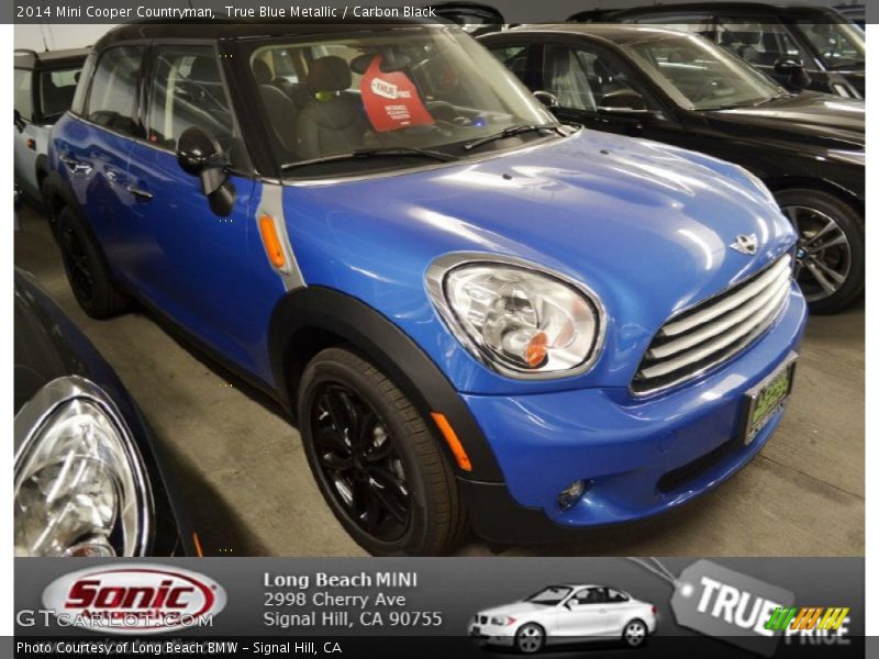 True Blue Metallic / Carbon Black 2014 Mini Cooper Countryman