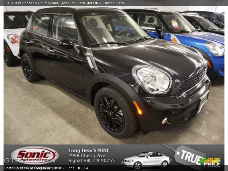 Absolute Black Metallic / Carbon Black 2014 Mini Cooper S Countryman