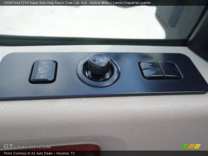 Oxford White / Camel/Chaparral Leather 2008 Ford F250 Super Duty King Ranch Crew Cab 4x4