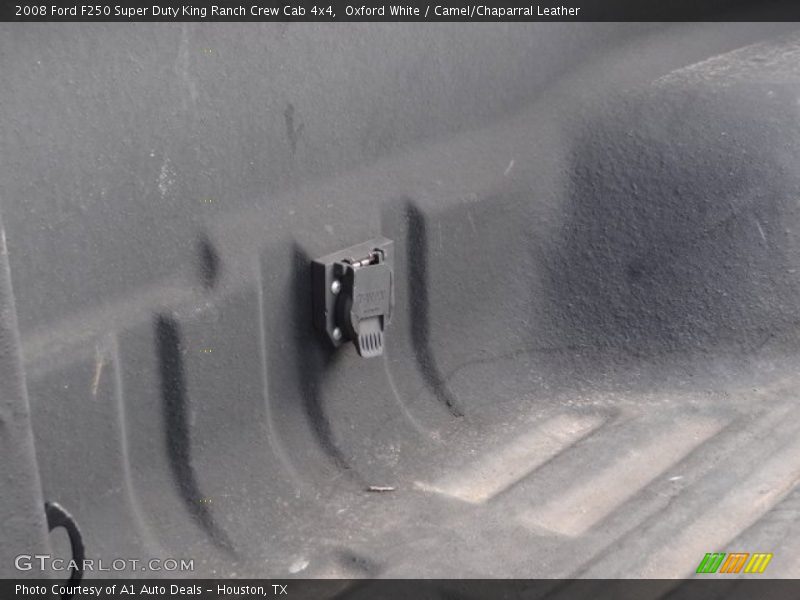 Oxford White / Camel/Chaparral Leather 2008 Ford F250 Super Duty King Ranch Crew Cab 4x4