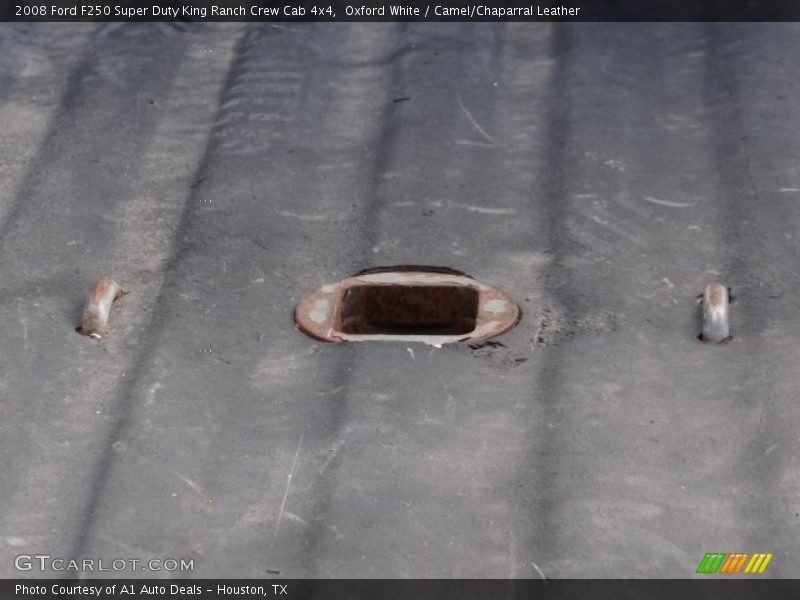 Oxford White / Camel/Chaparral Leather 2008 Ford F250 Super Duty King Ranch Crew Cab 4x4