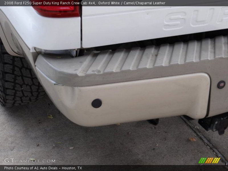 Oxford White / Camel/Chaparral Leather 2008 Ford F250 Super Duty King Ranch Crew Cab 4x4