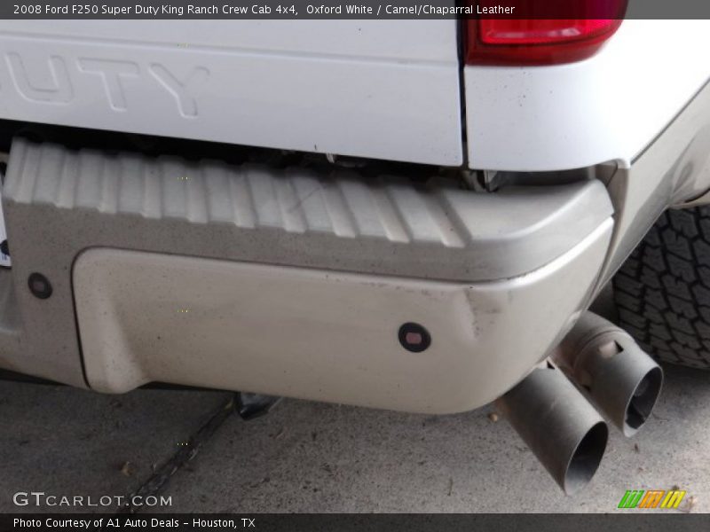 Oxford White / Camel/Chaparral Leather 2008 Ford F250 Super Duty King Ranch Crew Cab 4x4
