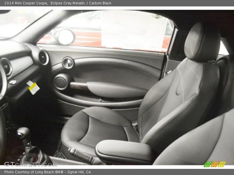 Eclipse Gray Metallic / Carbon Black 2014 Mini Cooper Coupe