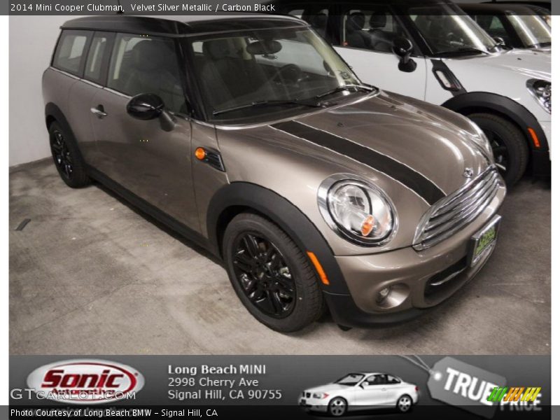 Velvet Silver Metallic / Carbon Black 2014 Mini Cooper Clubman
