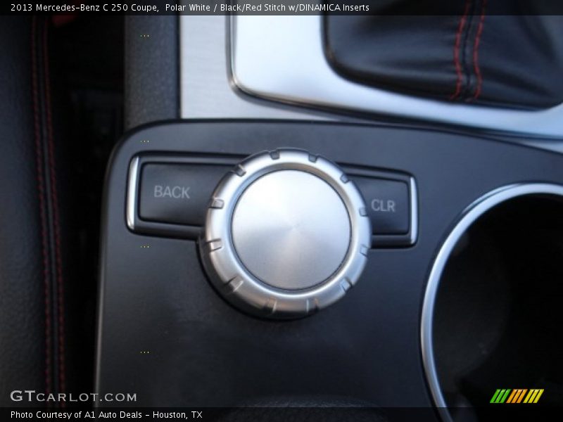Polar White / Black/Red Stitch w/DINAMICA Inserts 2013 Mercedes-Benz C 250 Coupe
