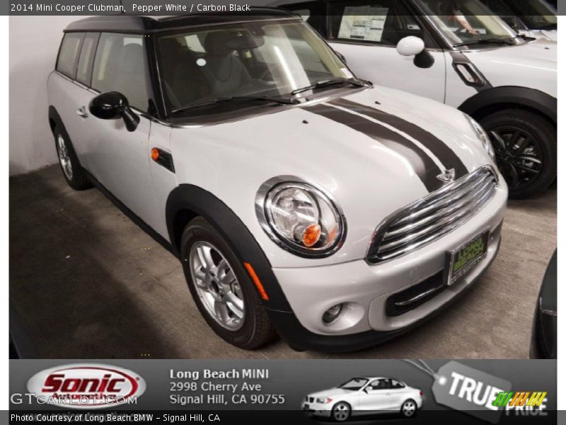 Pepper White / Carbon Black 2014 Mini Cooper Clubman