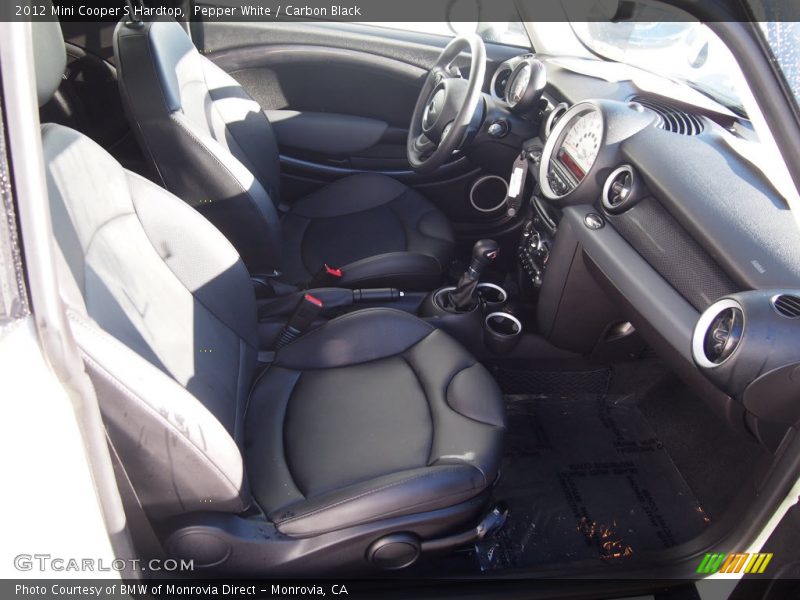 Pepper White / Carbon Black 2012 Mini Cooper S Hardtop