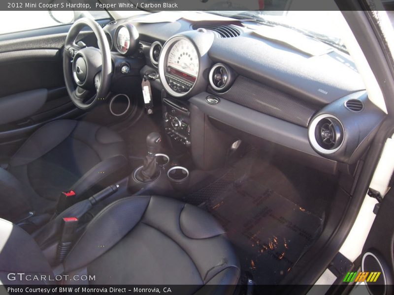 Pepper White / Carbon Black 2012 Mini Cooper S Hardtop