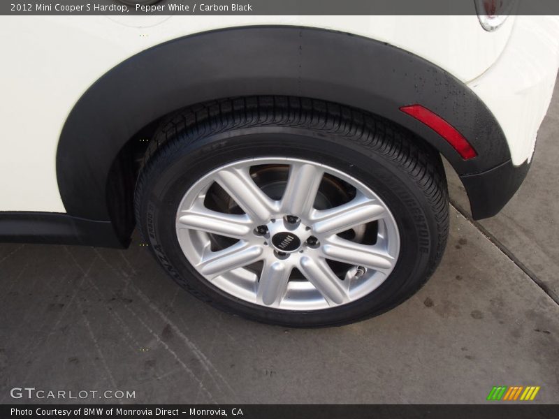 Pepper White / Carbon Black 2012 Mini Cooper S Hardtop