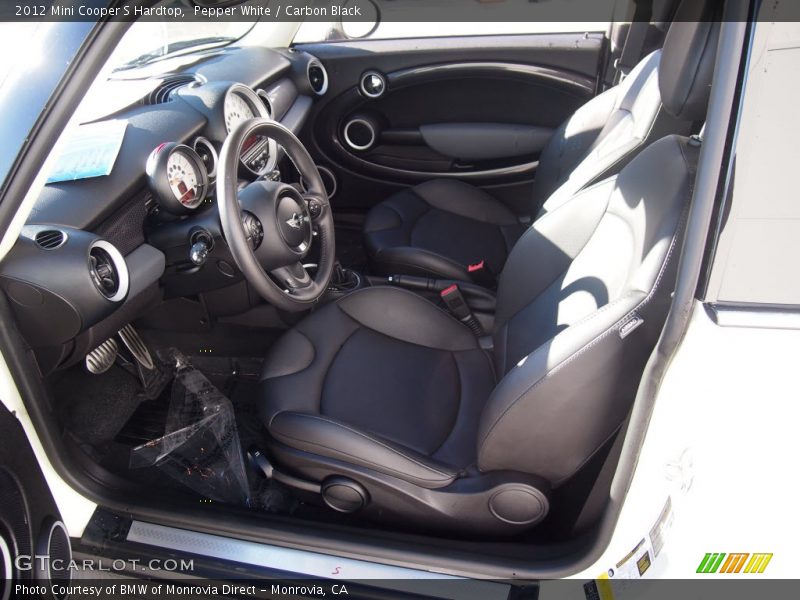 Pepper White / Carbon Black 2012 Mini Cooper S Hardtop