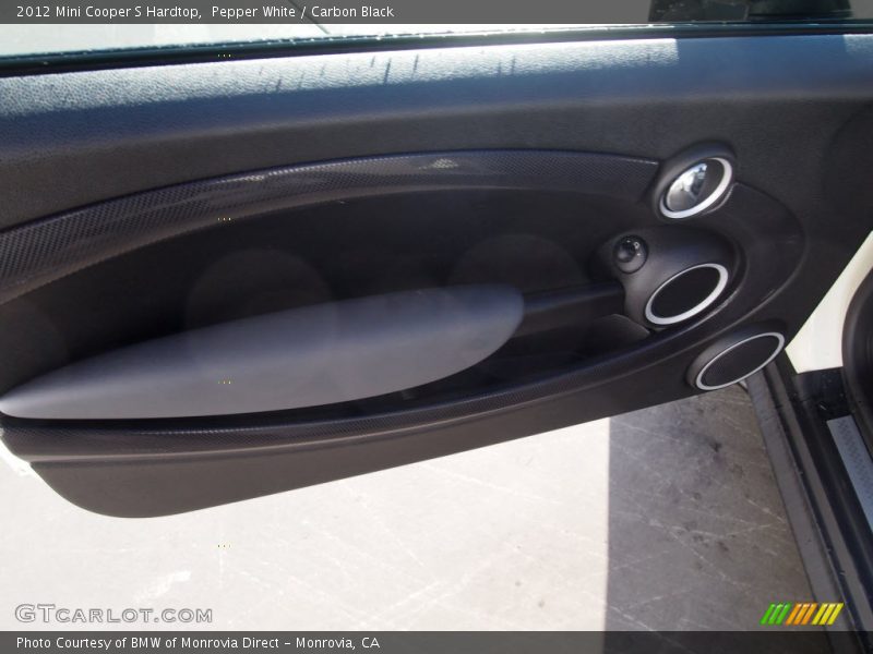 Pepper White / Carbon Black 2012 Mini Cooper S Hardtop