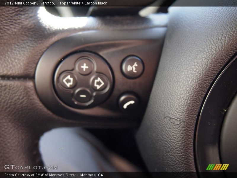Pepper White / Carbon Black 2012 Mini Cooper S Hardtop