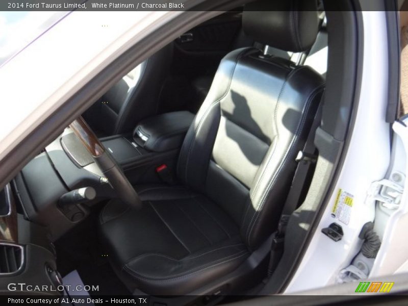 White Platinum / Charcoal Black 2014 Ford Taurus Limited