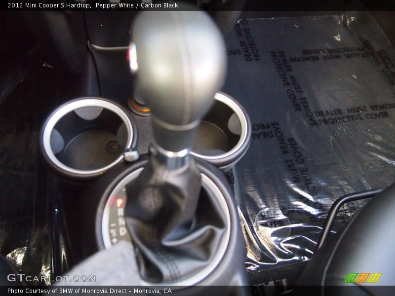 Pepper White / Carbon Black 2012 Mini Cooper S Hardtop