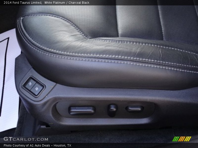 White Platinum / Charcoal Black 2014 Ford Taurus Limited
