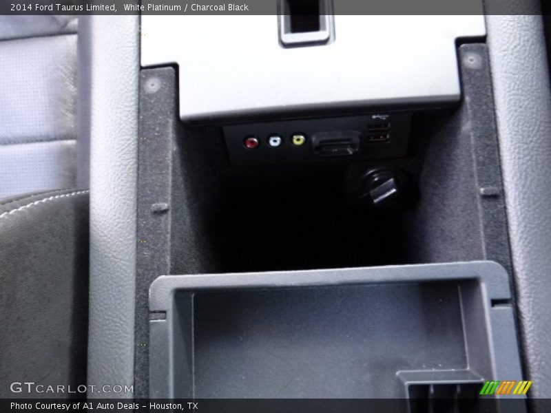 White Platinum / Charcoal Black 2014 Ford Taurus Limited