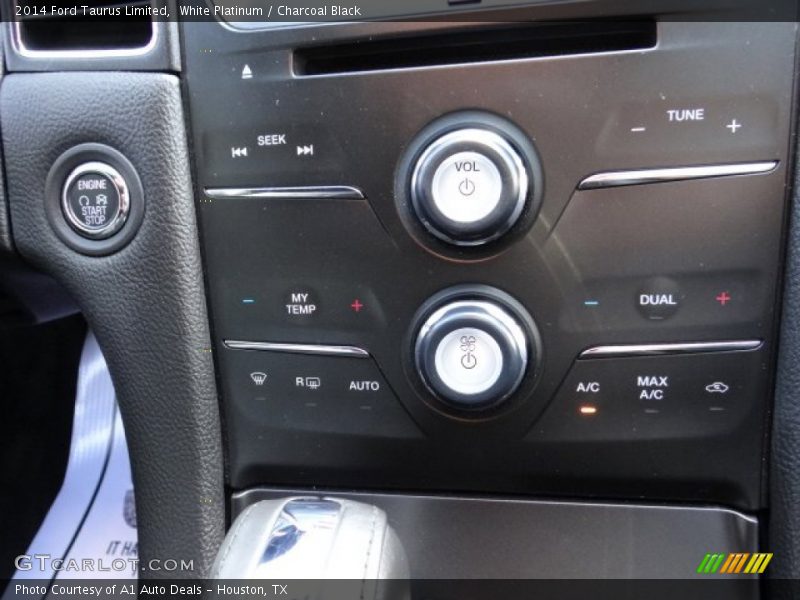 White Platinum / Charcoal Black 2014 Ford Taurus Limited
