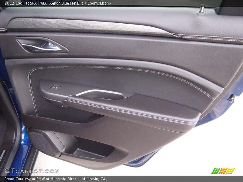 Xenon Blue Metallic / Ebony/Ebony 2012 Cadillac SRX FWD