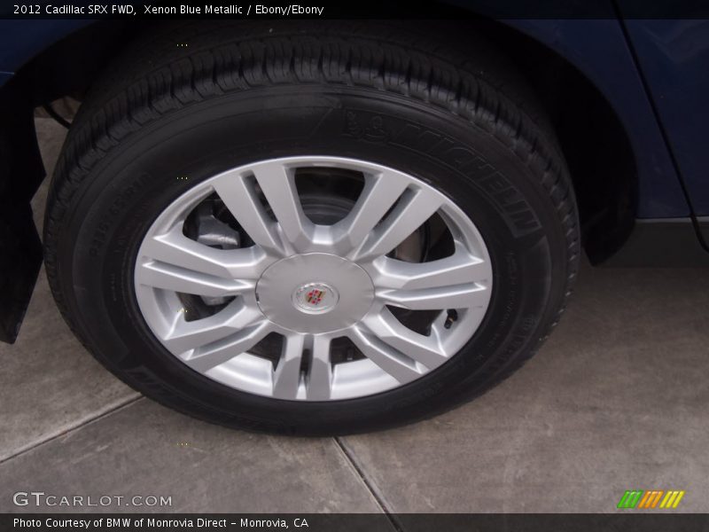 Xenon Blue Metallic / Ebony/Ebony 2012 Cadillac SRX FWD
