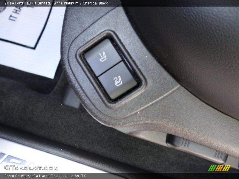 White Platinum / Charcoal Black 2014 Ford Taurus Limited