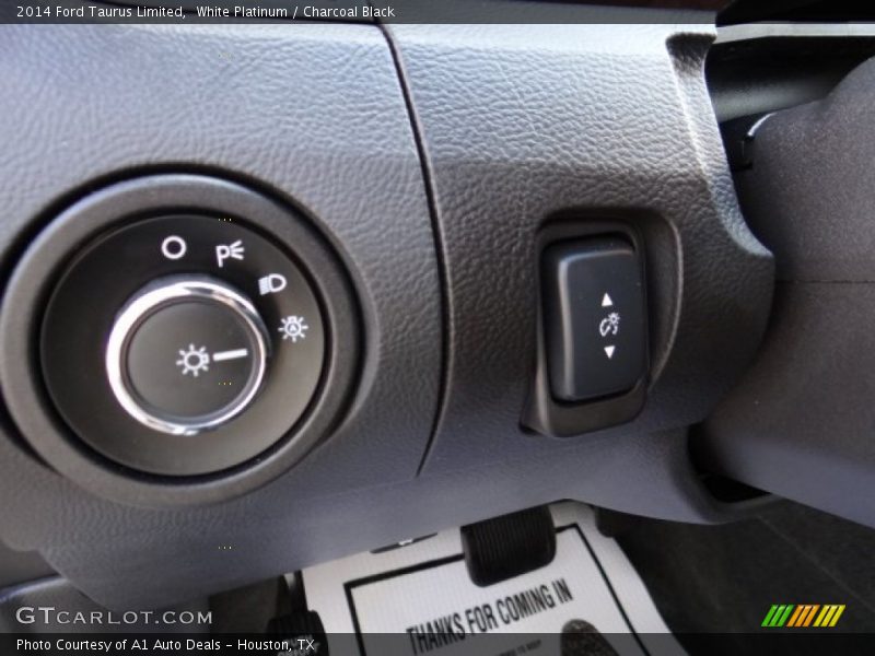 White Platinum / Charcoal Black 2014 Ford Taurus Limited