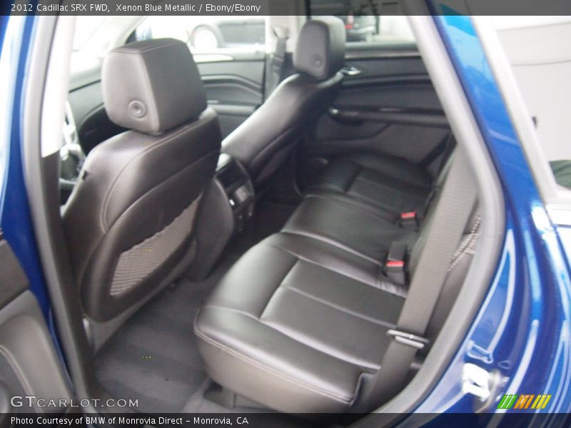 Xenon Blue Metallic / Ebony/Ebony 2012 Cadillac SRX FWD