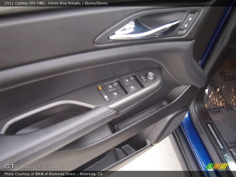 Xenon Blue Metallic / Ebony/Ebony 2012 Cadillac SRX FWD