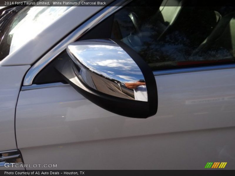 White Platinum / Charcoal Black 2014 Ford Taurus Limited