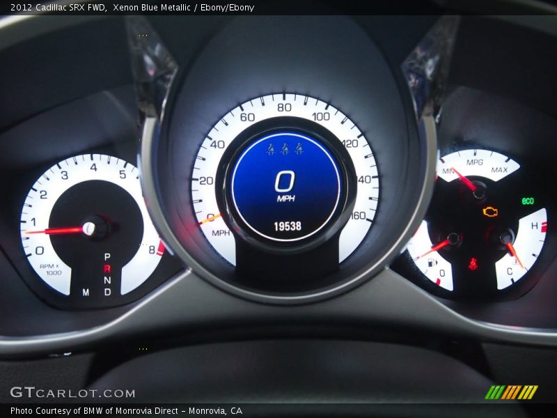  2012 SRX FWD FWD Gauges