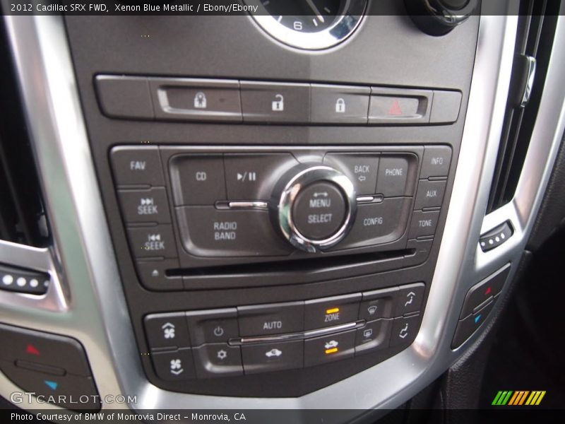 Xenon Blue Metallic / Ebony/Ebony 2012 Cadillac SRX FWD