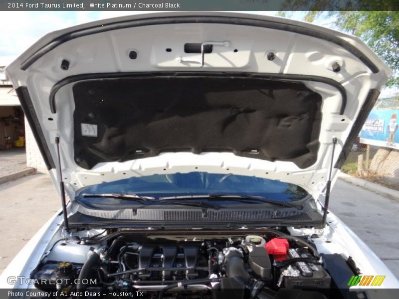 White Platinum / Charcoal Black 2014 Ford Taurus Limited