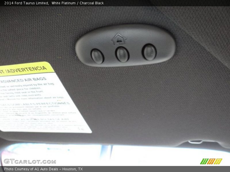 White Platinum / Charcoal Black 2014 Ford Taurus Limited
