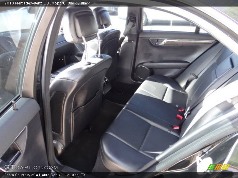Black / Black 2010 Mercedes-Benz C 350 Sport