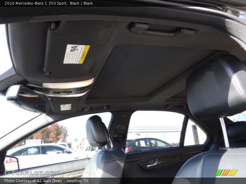 Black / Black 2010 Mercedes-Benz C 350 Sport