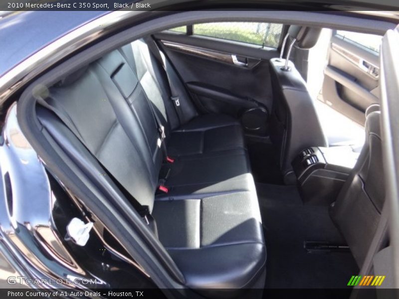 Black / Black 2010 Mercedes-Benz C 350 Sport