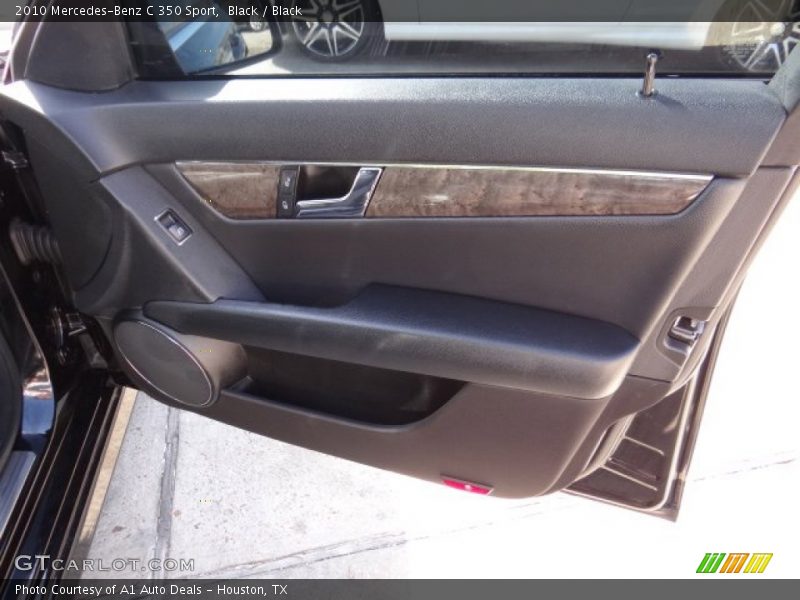 Black / Black 2010 Mercedes-Benz C 350 Sport