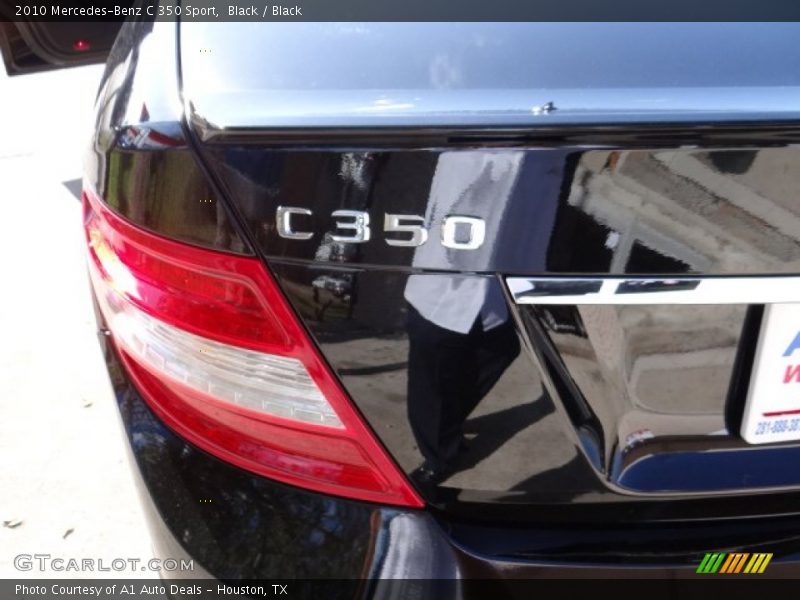Black / Black 2010 Mercedes-Benz C 350 Sport