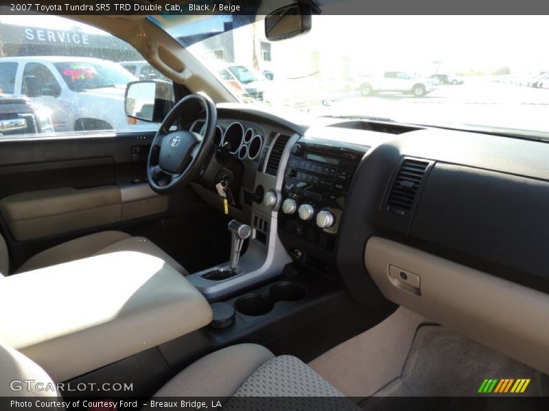 Black / Beige 2007 Toyota Tundra SR5 TRD Double Cab