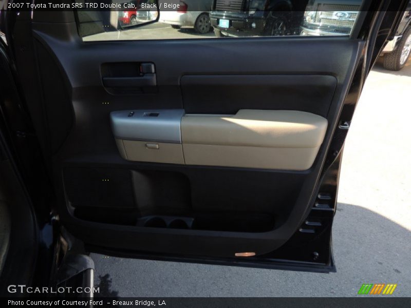 Black / Beige 2007 Toyota Tundra SR5 TRD Double Cab
