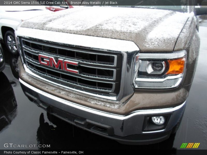 Bronze Alloy Metallic / Jet Black 2014 GMC Sierra 1500 SLE Crew Cab 4x4