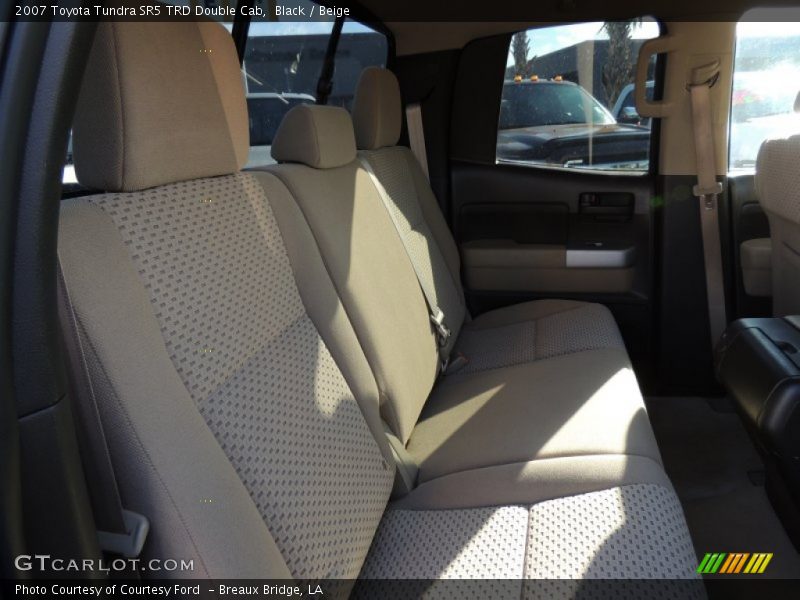 Black / Beige 2007 Toyota Tundra SR5 TRD Double Cab