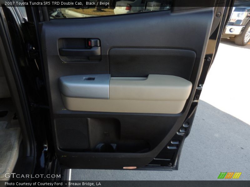 Black / Beige 2007 Toyota Tundra SR5 TRD Double Cab
