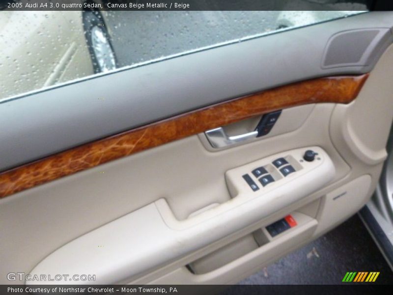 Canvas Beige Metallic / Beige 2005 Audi A4 3.0 quattro Sedan
